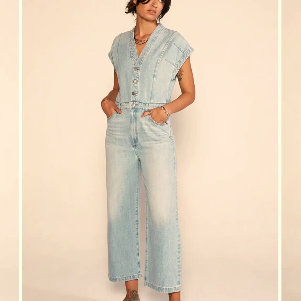 Etica Celestine Jean Jumpsuit Size S - excellent condition